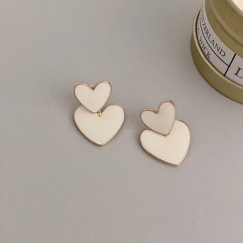 Đôi Bông Tai Hình Trái Tim Cổ Điển Thời Trang 2023 Dành Cho Nữ