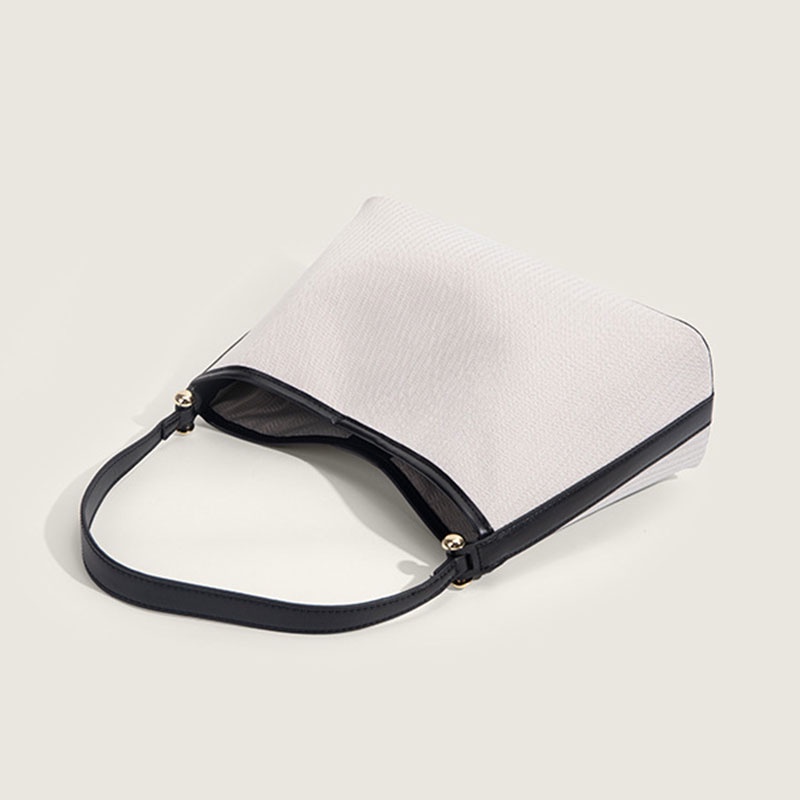 MISCHA Túi Xách Canvas Cỡ Lớn Màu Trơn Đơn Giản Thời Trang Hàn Quốc Cho Nữ