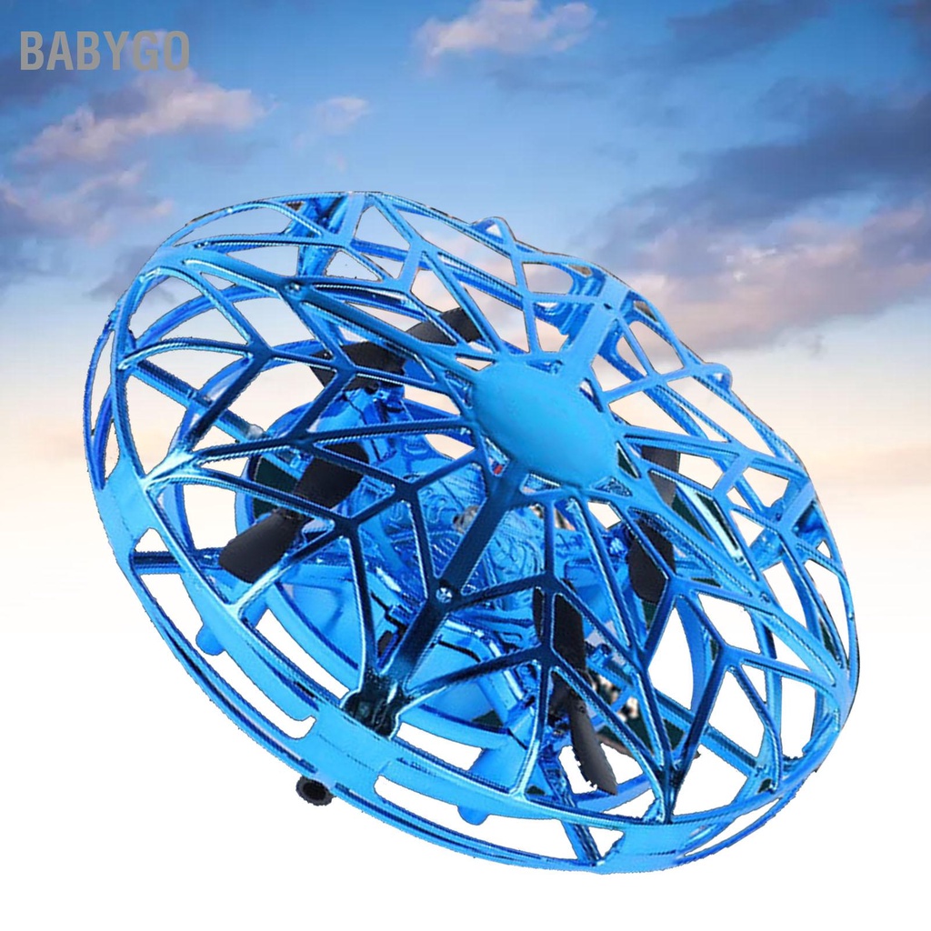 ● Flying Spinner Easy Playing Máy bay không người lái nhẹ vận hành bằng tay UFO Đồ chơi trẻ em Quà tặng trong nhà ngoài trời