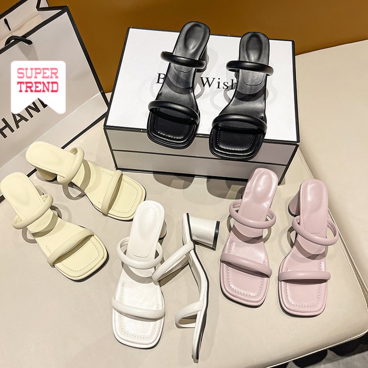 Giày Sandal Cao Gót Phong Cách Pháp Hàng Mới Thời Trang Mùa Hè 2022