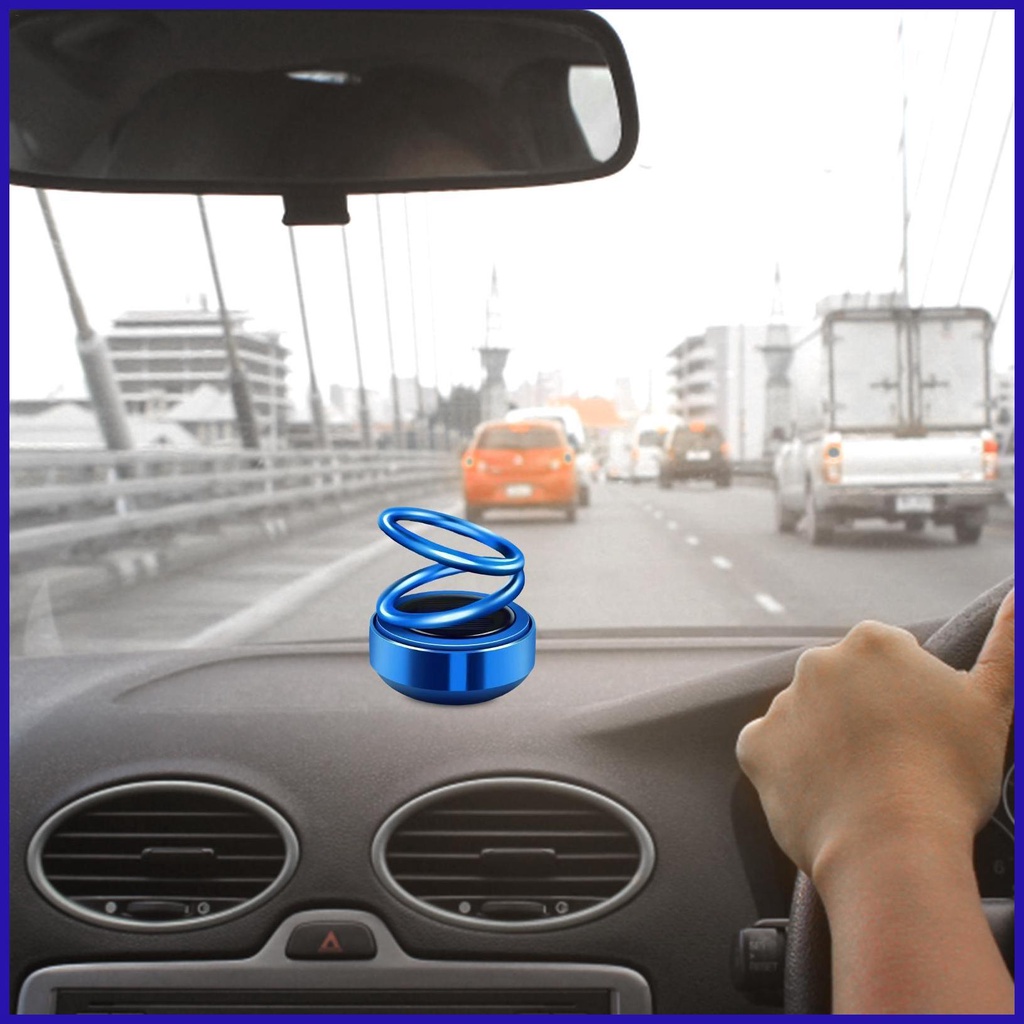 Máy Khuếch Tán Không Khí Xe Hơi Sử Dụng Năng Lượng Mặt Trời Hai Vòng Nhẫn Xoay Được