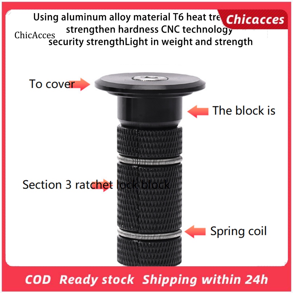 Chicacces 1 Bộ Ốc Vít Mở Rộng Gắn Lõi Xe Đạp Leo Núi / Đường Dài Không Cần Cắt Hình Hoa Hướng Dương