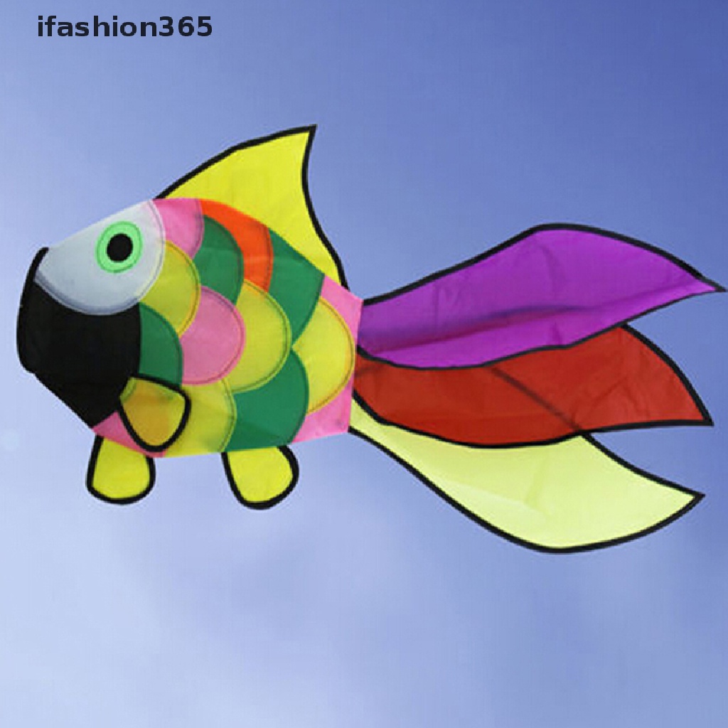 [ifashion365] Đồ Chơi Diều Hình Cá Mưa / Gió Trang Trí Vườn / Ngoài Trời Cho Trẻ Em