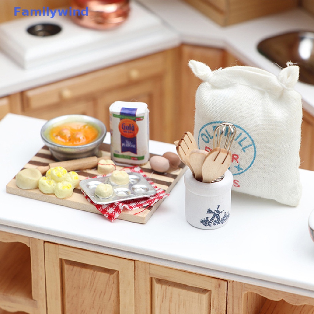 1 Set Dụng Cụ Đánh Trứng 1: 12 Dành Cho Nhà Búp Bê