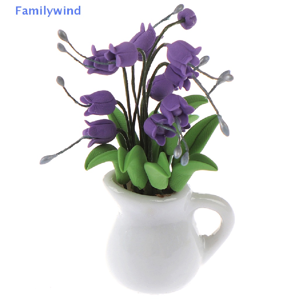 Mô Hình Chậu Cây Xanh Mini Tỉ Lệ 1: 12 Trang Trí Nhà Búp Bê