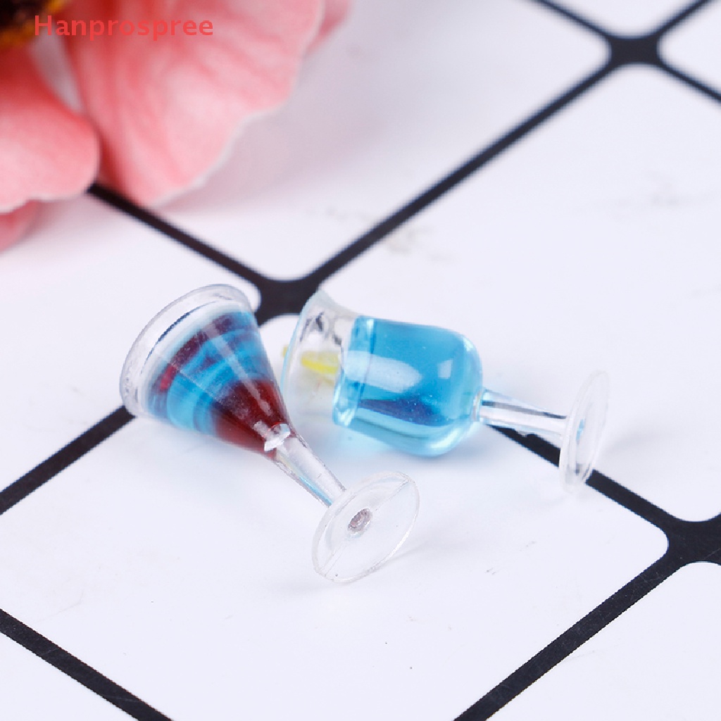 Mô Hình Ly Rượu cocktail Bằng Nhựa resin mini Tỉ Lệ 1: 12 Trang Trí Nhà Búp Bê