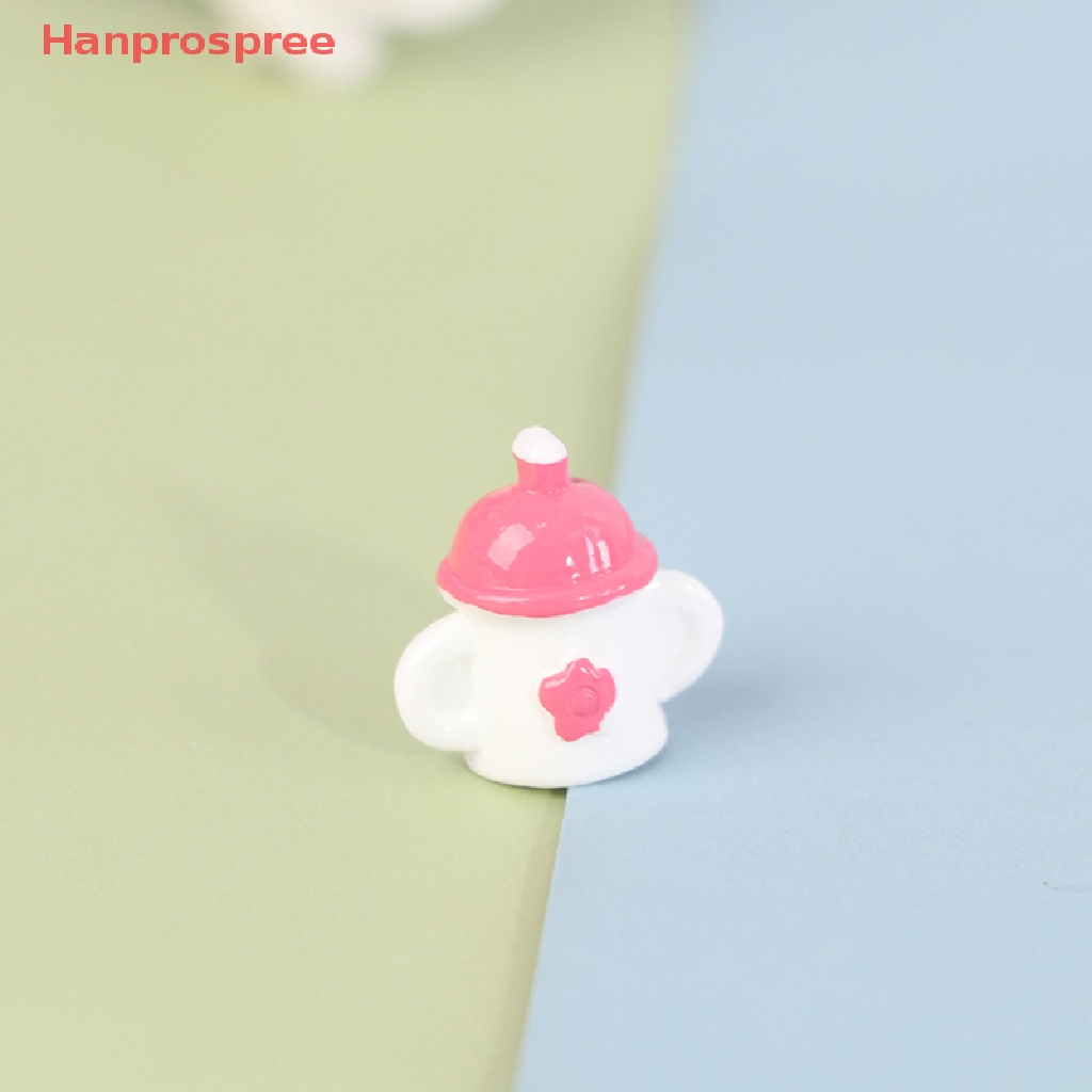 Set 10 Bình Sữa Em Bé Mini Bằng Nhựa Resin Tỉ Lệ 1: 12 Trang Trí Nhà Búp Bê