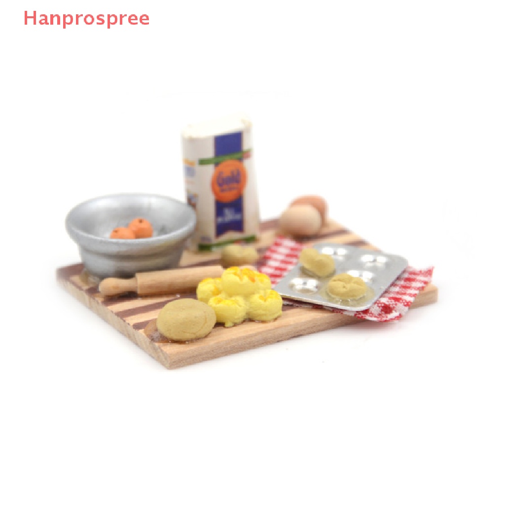 Bộ Mô Hình Hộp Sữa Trứng / Thức Ăn Trang Trí Nhà Búp Bê 1: 12