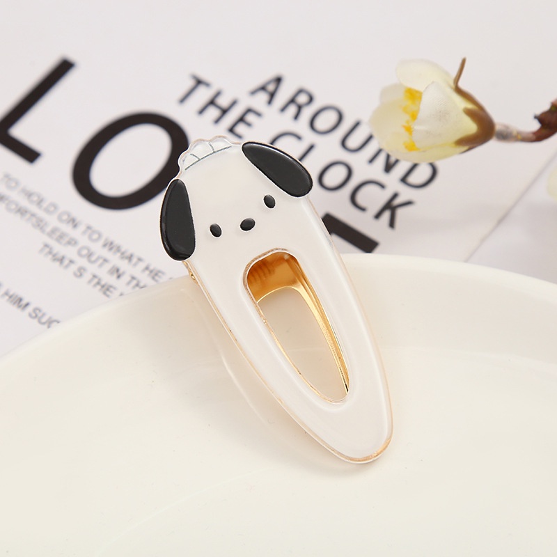 Kẹp Tóc Mái Bên Họa Tiết Hoạt Hình Phong Cách Nhật Bản Kiểu Mới Cho Bé Gái Sanrio Cinnamon bb