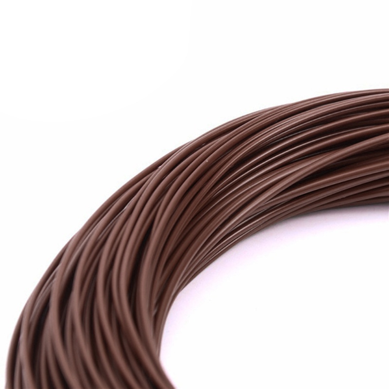 Cuộn Dây Câu Cá 3IPS 6IPS 4-9WF Nâu Và Đen Dài 100Ft Chất Lượng Cao