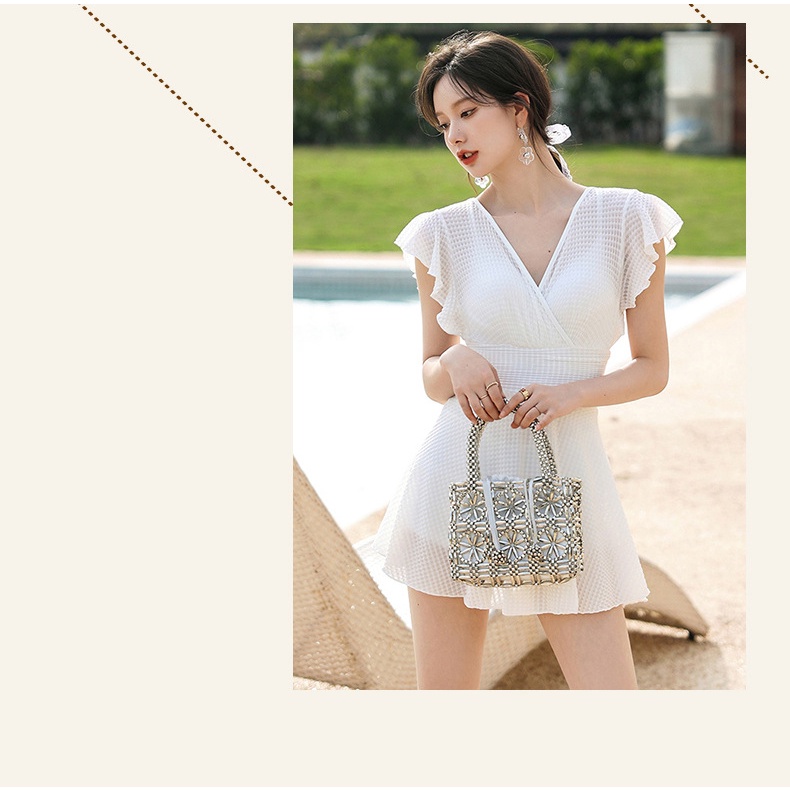 Đồ Bơi Một Mảnh Mùa Hè Mới Năm 2023 Có Vòng Thép Tập Hợp Bảo Mật Tươi Mới Cho Nữ