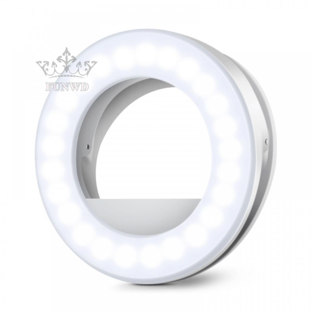 【FUNWD】Beauty and rejuvenation live charging lamp LED ring selfie makeup universal