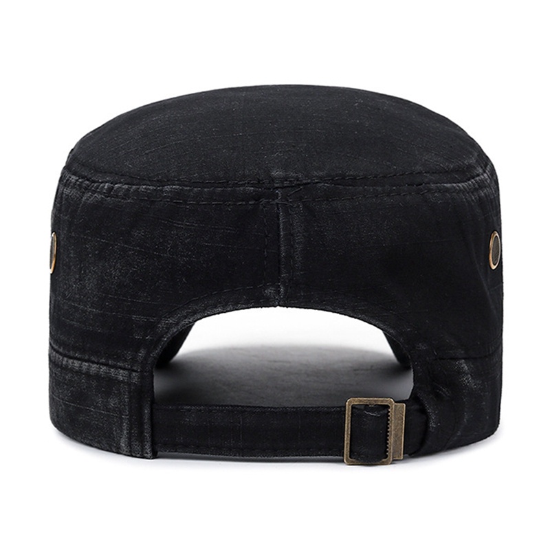 Mũ Lưỡi Trai Chất Liệu Cotton Phong Cách Quân Đội Thời Trang Cho Nam Và Nữ Kích Thước 55-59CM