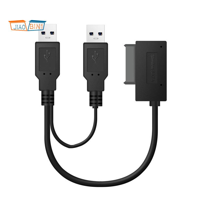 1 Dây Cáp SATA Chuyển Đổi USB2.0 Sang 6 + 7 13Pin SATA USB 2.0 Cho Laptop CD-ROM DVD-ROM ODD