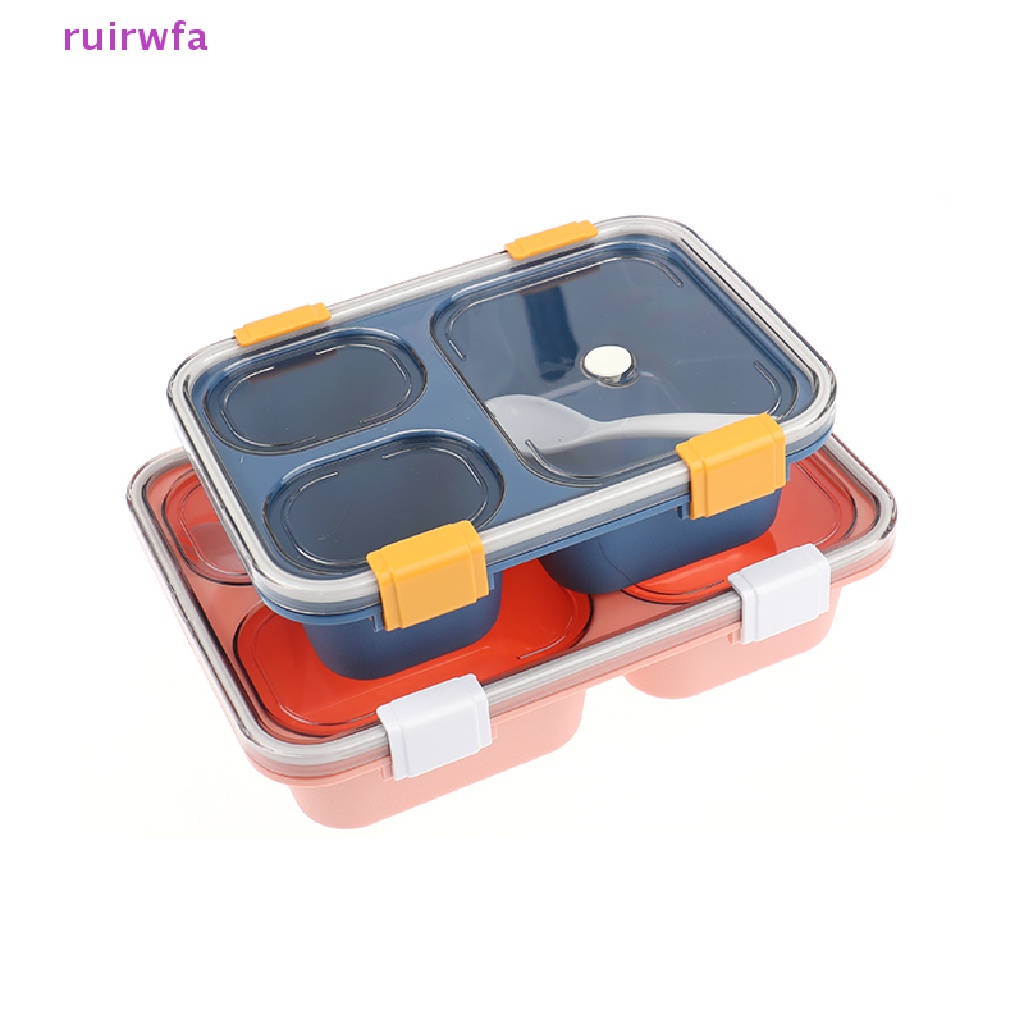 Hộp cơm Nhiều Ngăn Có Khóa Thông Minh Không BPA Chống Rò Rỉ Có Thể Tái Sử Dụng Mới