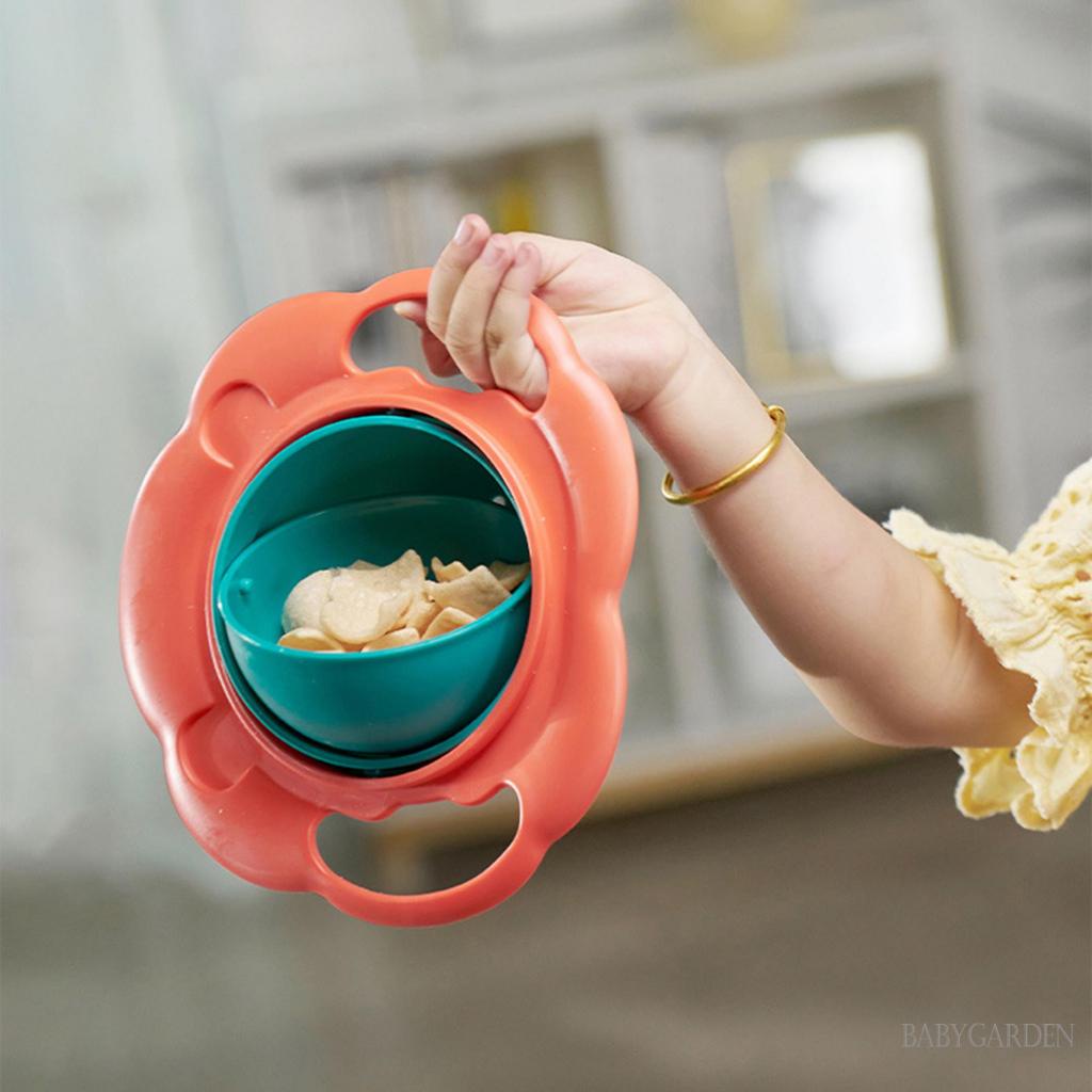 Tô Tập Ăn Cho Bé Có Nắp Xoay 360 Độ Chống Tràn Tiện Dụng Cho Bé Trên 3 Tháng Tuổi