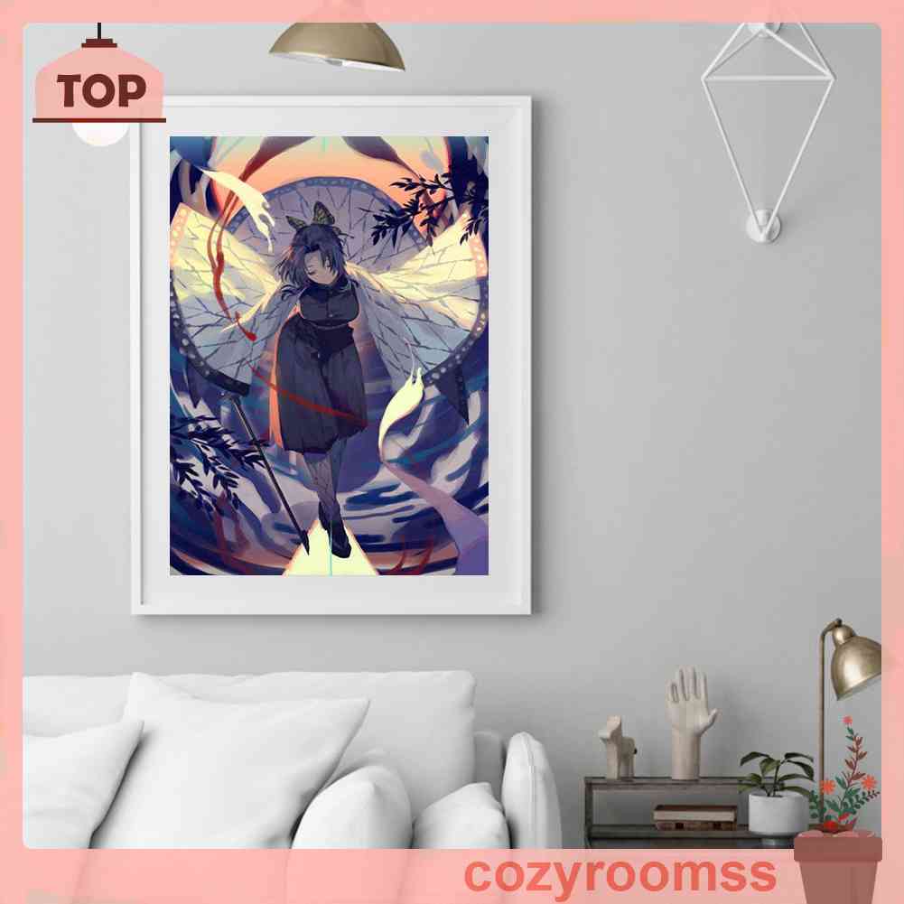 Bộ Tranh Đính Đá Tự Làm Toàn Diện Họa Tiết Anime Trang Trí Nhà Cửa