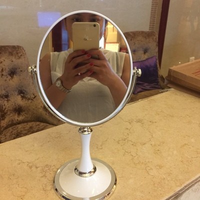 PVN58876 Gương để bàn trang điểm 2 mặt xoay 360 độ có mặt phóng to