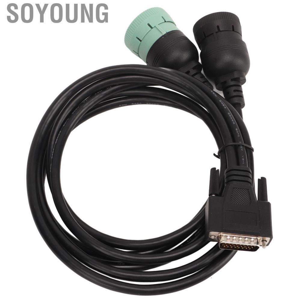 Soyoung Y Diagnostic Cable  6PIN 9PIN Plug and Play ABS Rubber Heavy Duty Stable Transmission Diagnosis Adapter for DLA+2