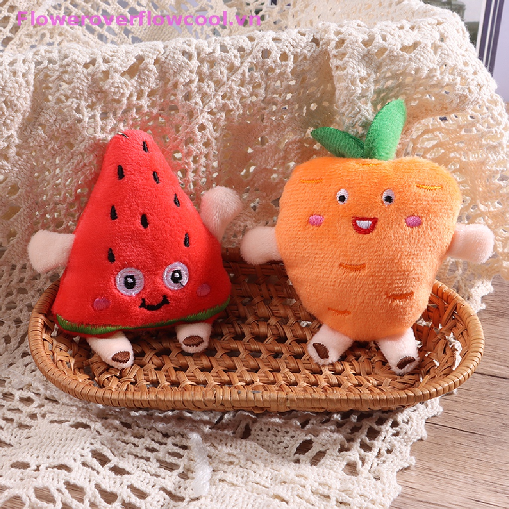 Set 1 / 5 Trái Cây Nhồi Bông Dễ Thương 5cm - 10cm