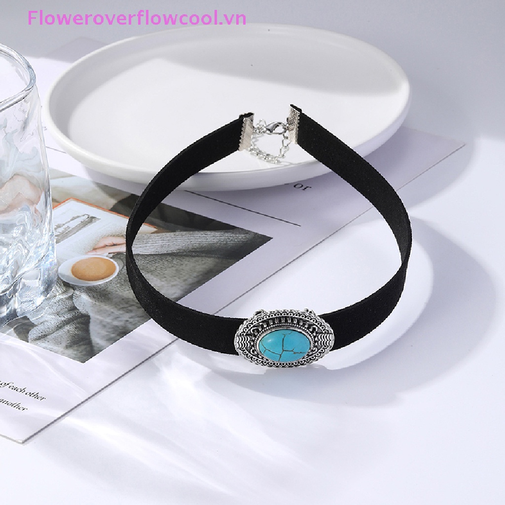 Vòng Cổ Choker Nhung Đen Nhiều Lớp Phong Cách Gothic Cổ Điển Cho Nữ