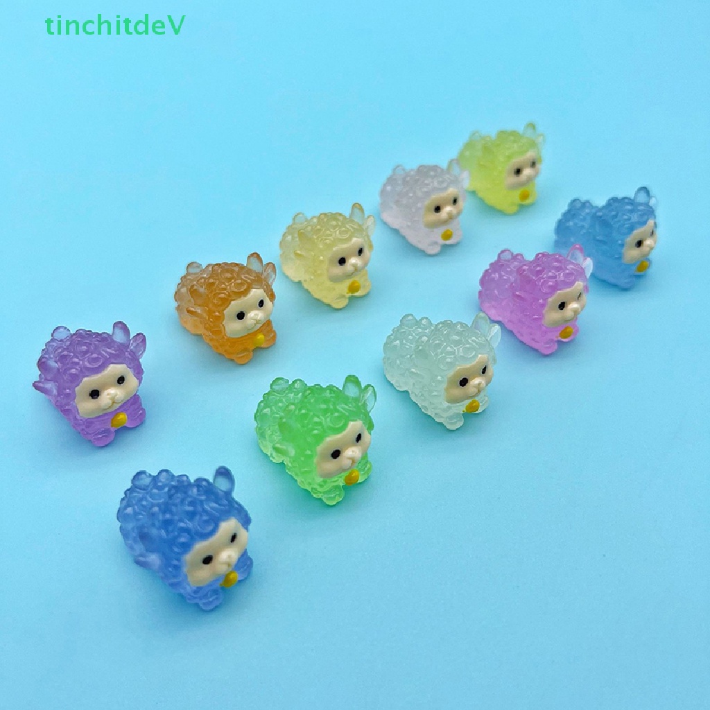 [TinchitdeV] Bộ 2 Đồ trang trí Chú Cừu Hoạt Hình Phát Sáng Dùng Trang Trí Tiểu Cảnh