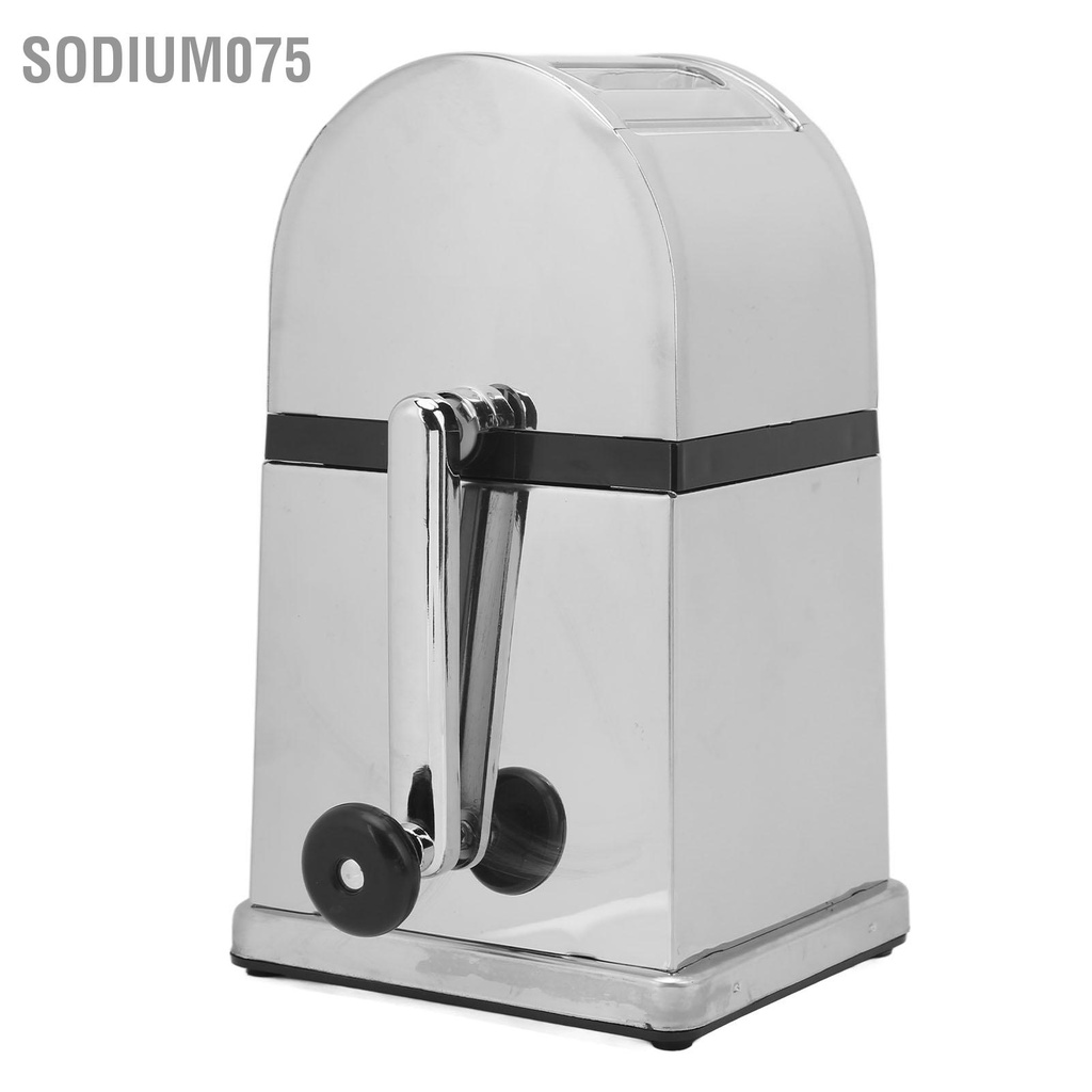 Sodium075 Máy Nghiền Đá Bằng Tay Tiết Kiệm Lao Động Quay Làm Bào Có Vỏ Trong Suốt Cho Nhà Hàng Tại