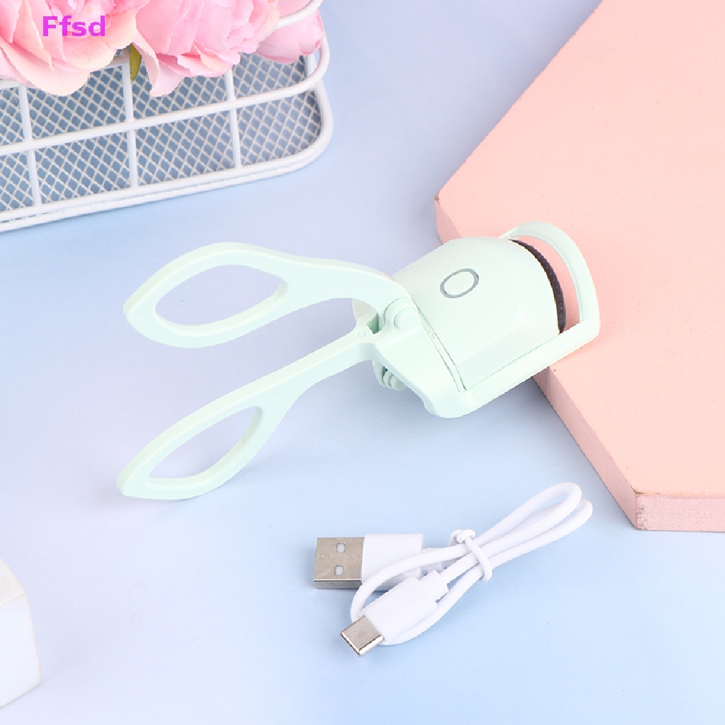 {Ffsd} Máy Uốn Cong Lông Mi Bằng Nhiệt Điện Trang Điểm Dài Đẹp