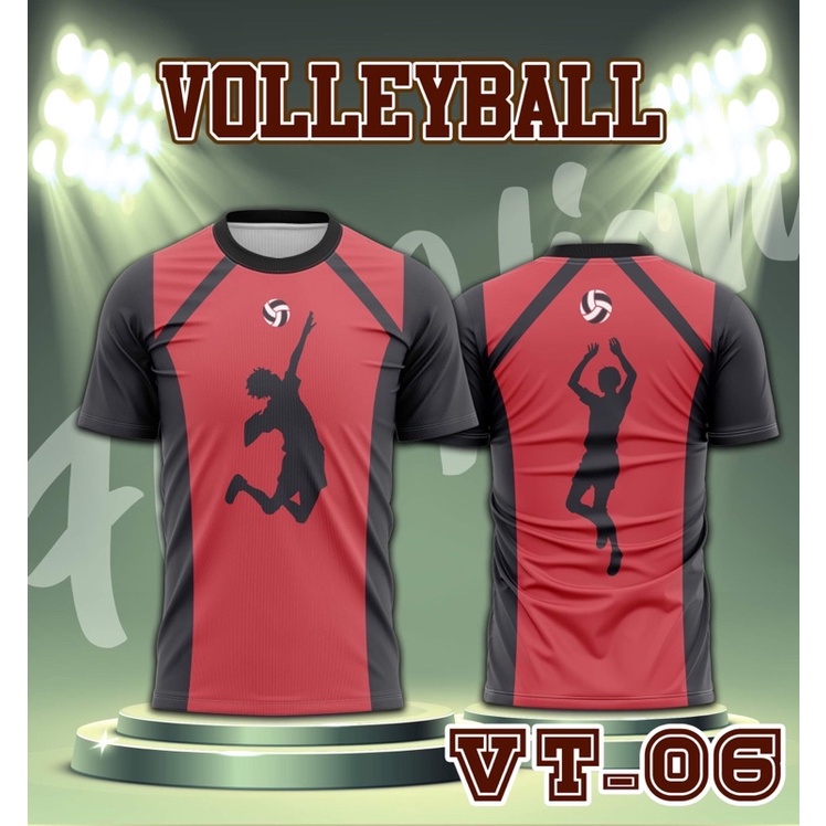 Volleyball Thăng Hoa Tùy Chỉnh Tên Tùy Chỉnh  Áo Thun Bóng Chuyền volleyball jersey [Hàng Có Sẵn)
