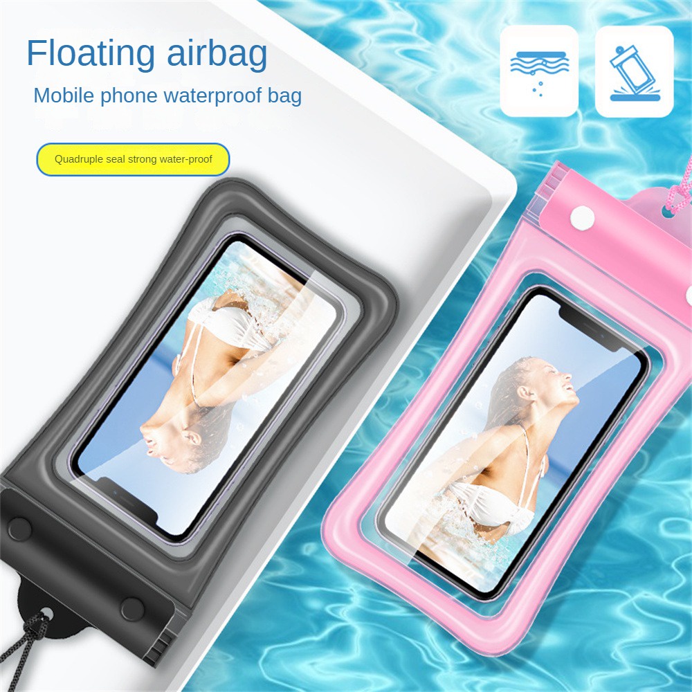 Mobile Túi Đựng Điện Thoại Chống Thấm Nước Có Thể Sử Dụng Màn Hình Cảm Ứng Tiện Dụng Khi Đi Bơi