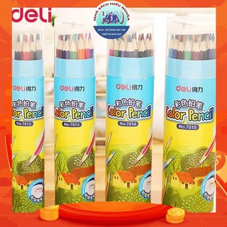 Bút chì màu Deli - Hộp 18 màu