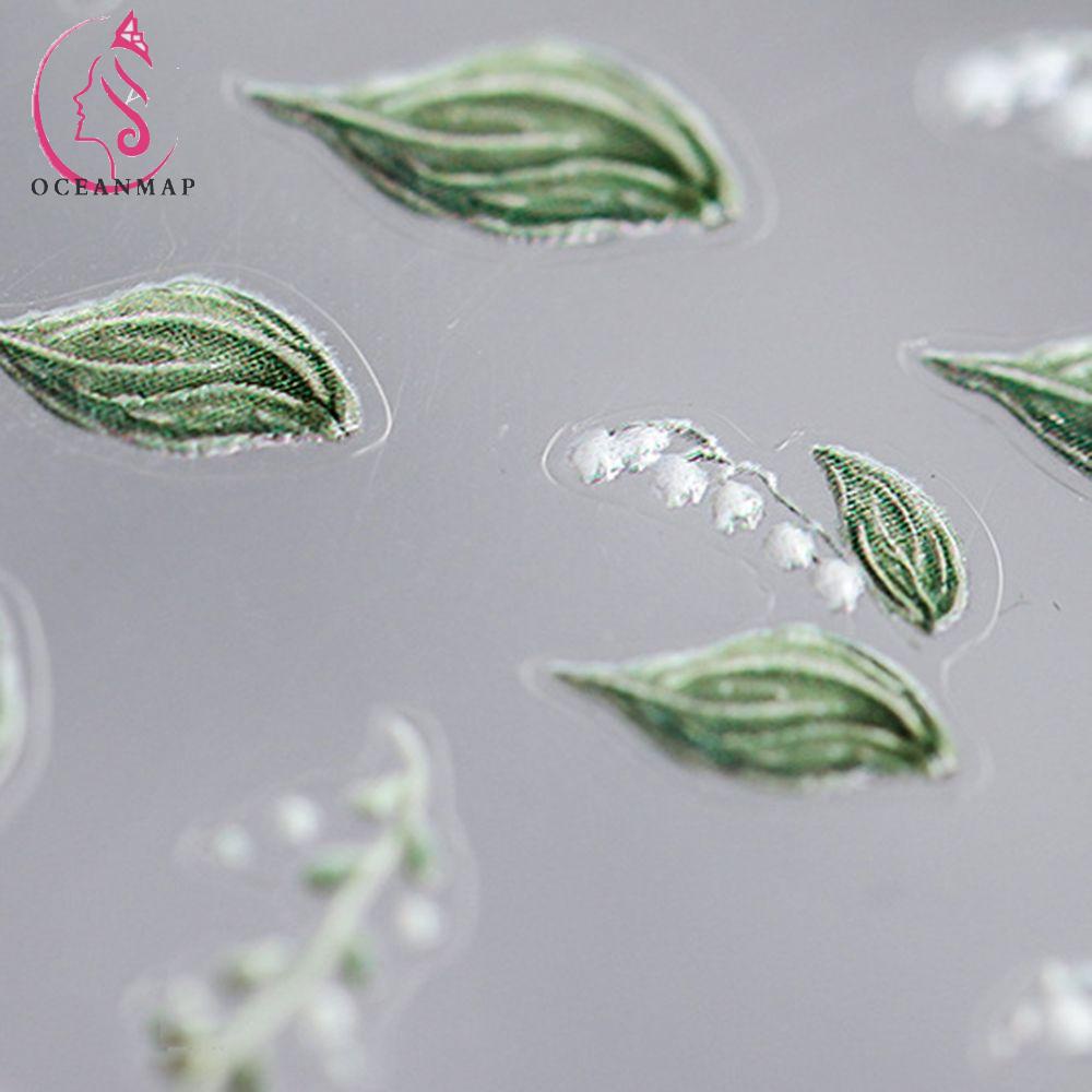 Miếng Dán Trang Trí Móng Tay Hình Hoa Chuông/Hoa Anh Đào Nhỏ Xinh DIY