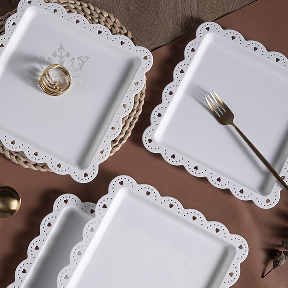 Đĩa Nhựa Hình Vuông Đa Chức Năng