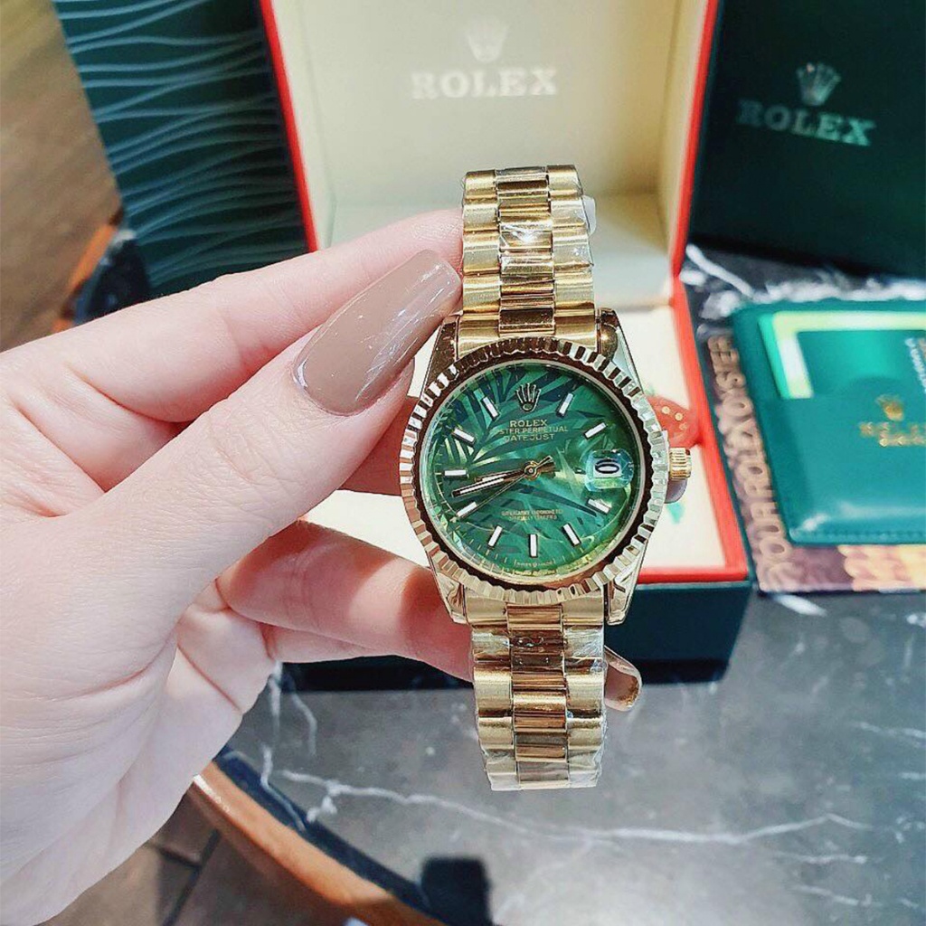 Đồng hồ nữ máy nhật mặt size 32mm viền băm nổi dây hợp kim đúc CAO CẤP