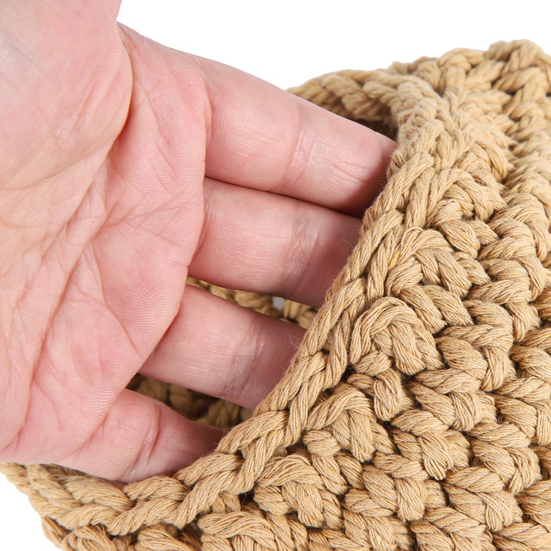 Bộ 3 Rổ Đựng Trái Cây Rau Củ Quả Dạng Treo Phong Cách Boho