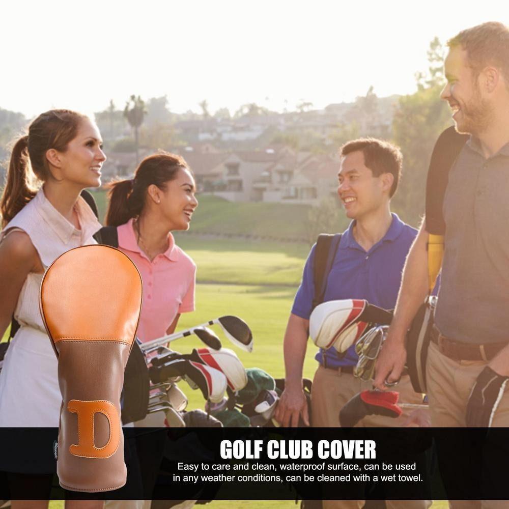 Vỏ Bọc Đầu Gậy Đánh Golf Bằng Da PU Màu Nâu Cho Aventine