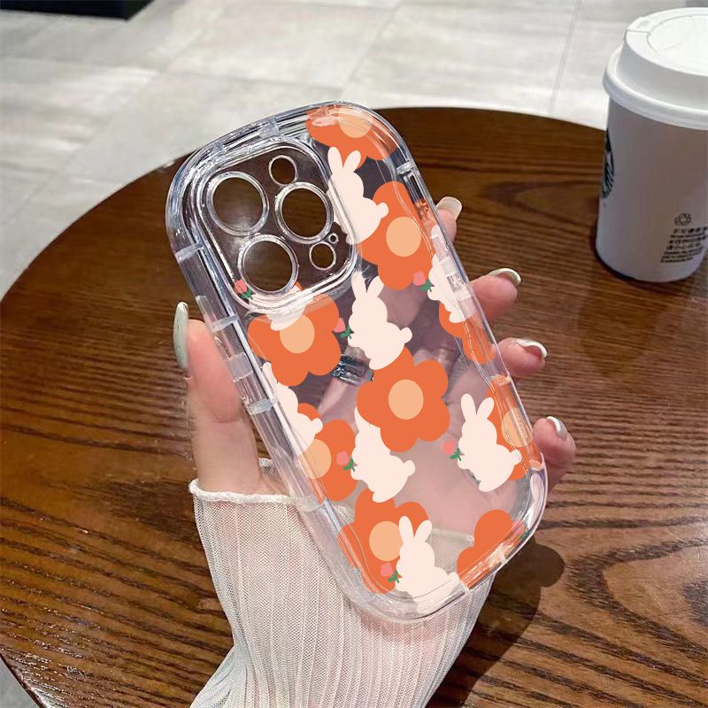✅Ốp Điện Thoại Mềm Trong Suốt Chống Sốc In Hình Thỏ Cho Iphone 8p 7xsxr1311 14 promax12 XC5E