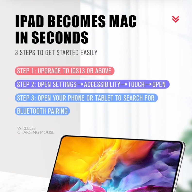 Chuột Không Dây bluetooth 2.4g Cho Điện Thoại / Máy Tính Bảng