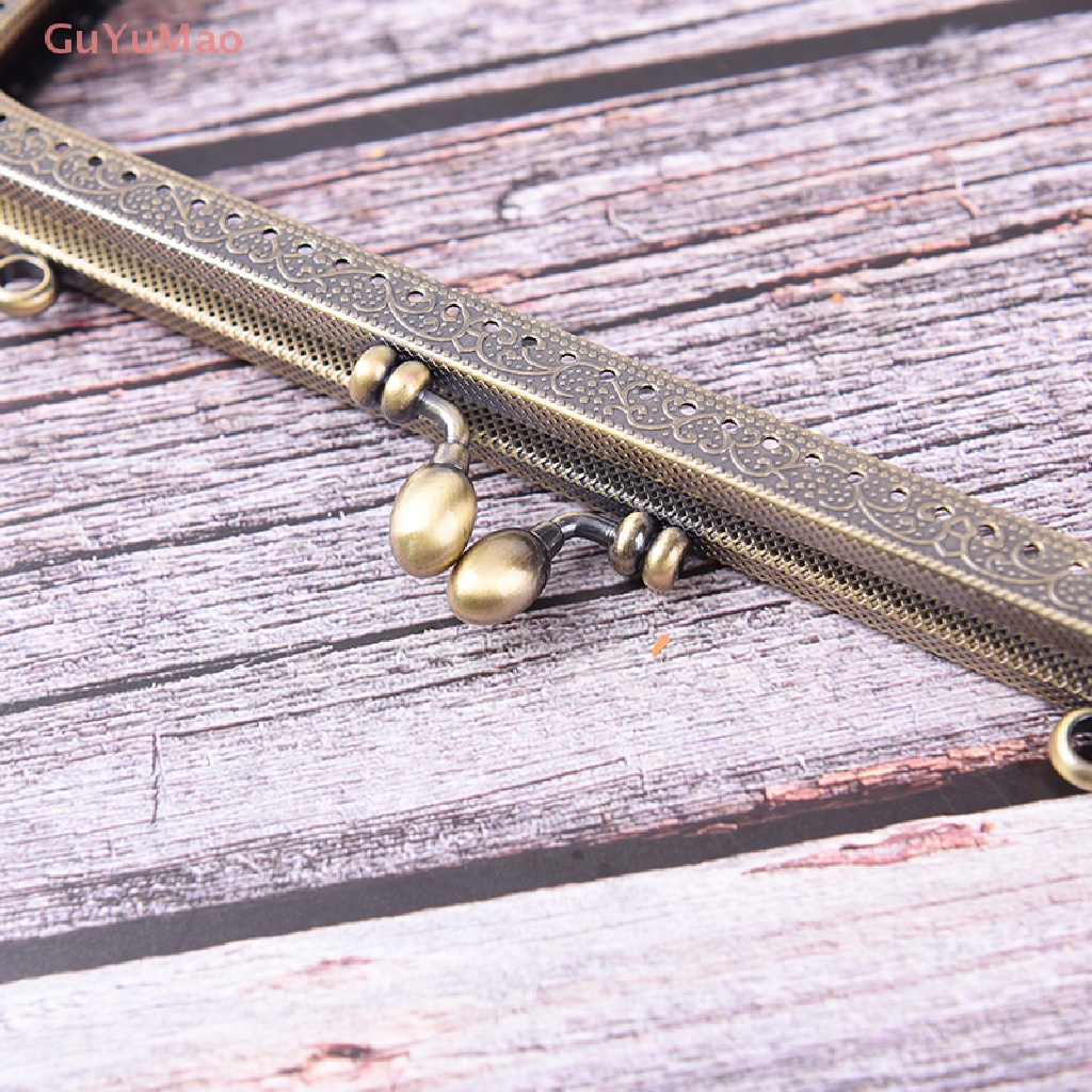 Khung Khóa Hôn Kim Loại Tay Cầm Bằng Đồng DIY Cho Ví / Túi Xách