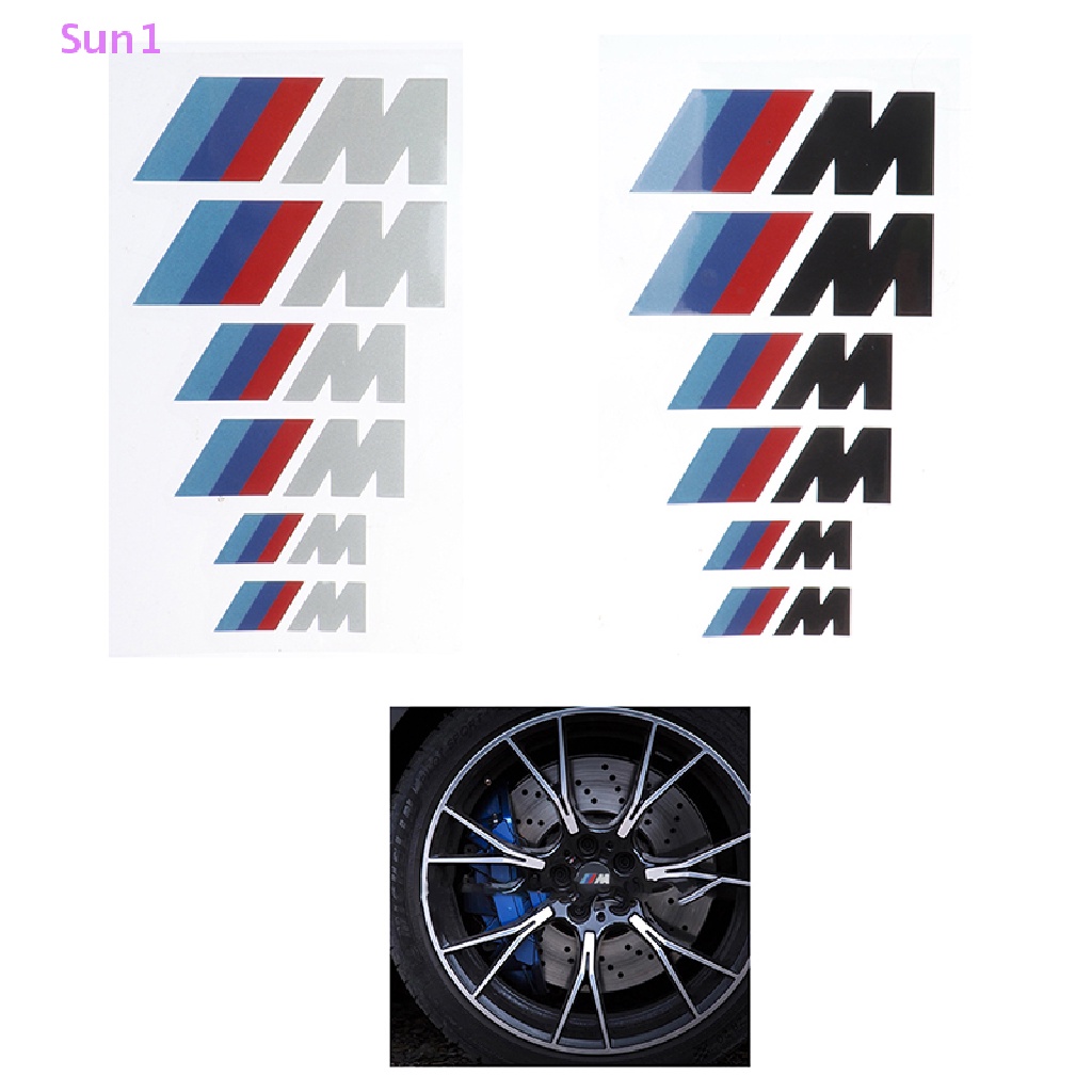 Bộ 6 Miếng Dán Trang Trí Phanh Xe Hơi M Series E70 F30 X5 X6 X1 M3 M5 M6 well