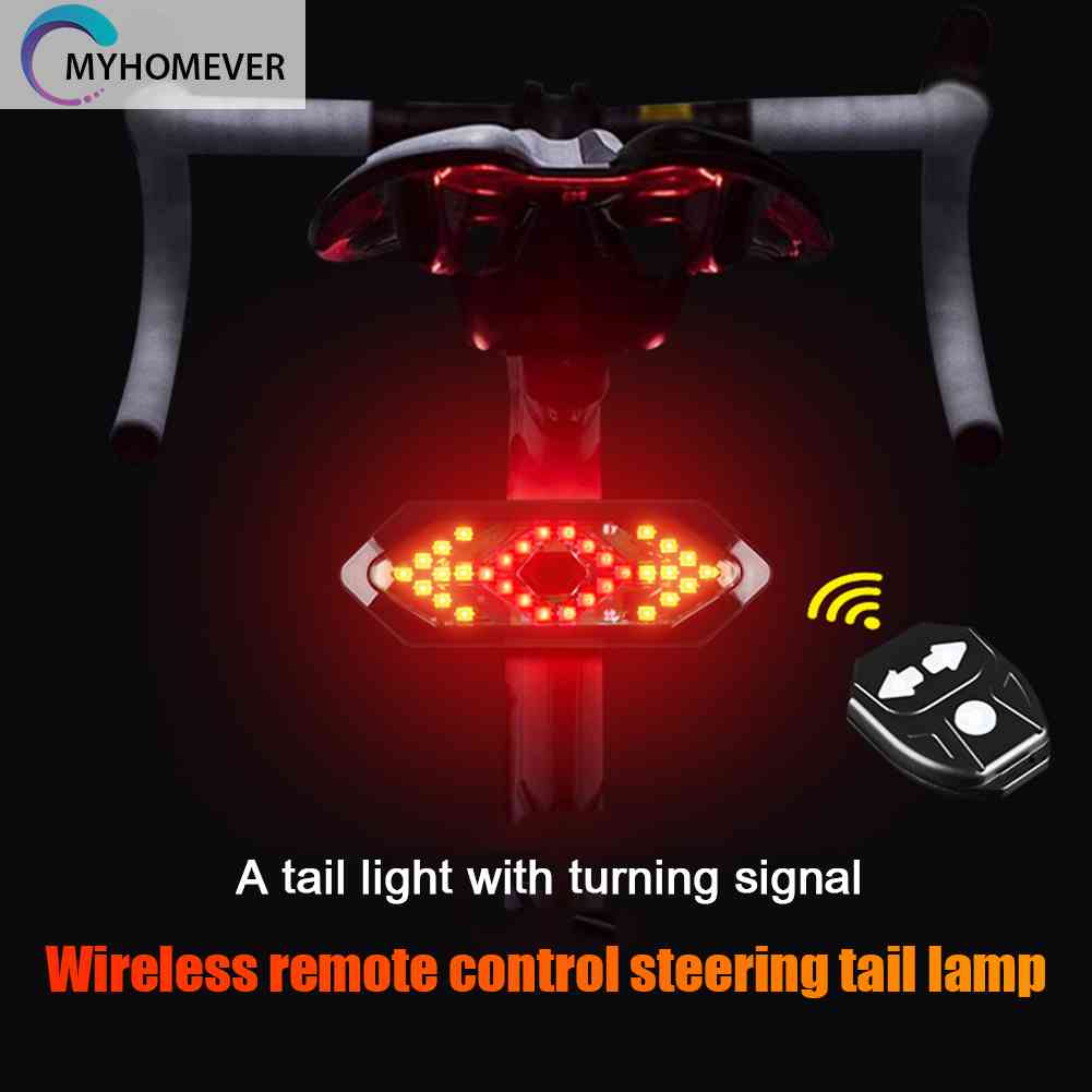 Đèn Đuôi Xe Đạp Thông Minh 5 Chế Độ Kèm Chuông Và Cổng Sạc USB