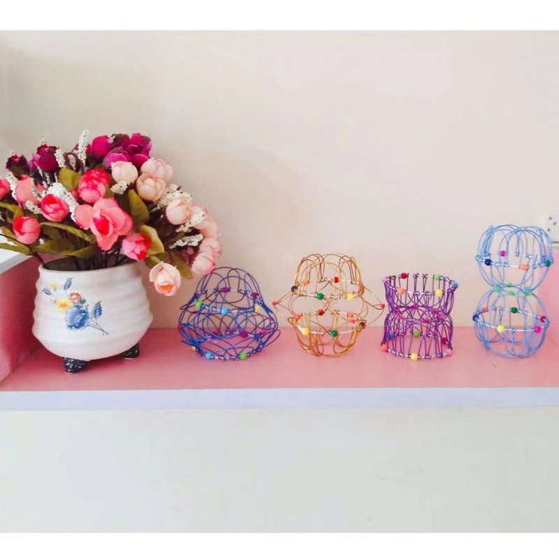 Giỏ Đựng Đồ Chơi Bằng Thép Mềm 36 Ngăn Tiện Lợi Cho Trẻ Em