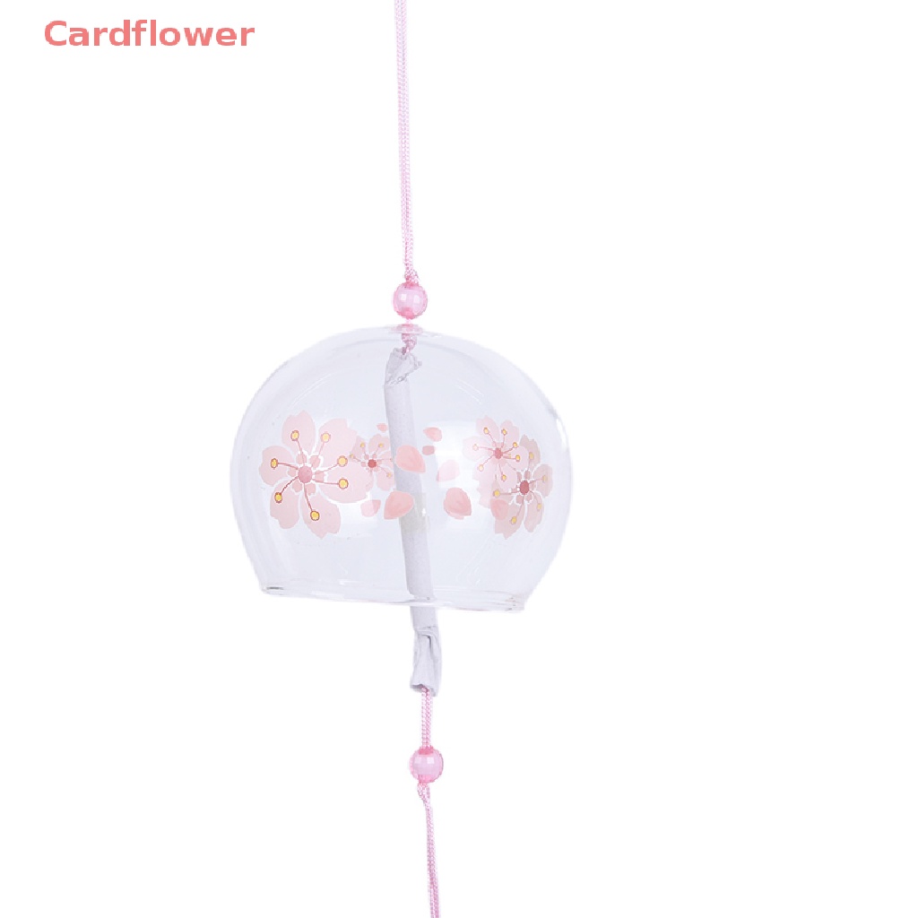 1 Chuông Gió Treo Trang Trí Họa Tiết Hoa Anh Đào Mới