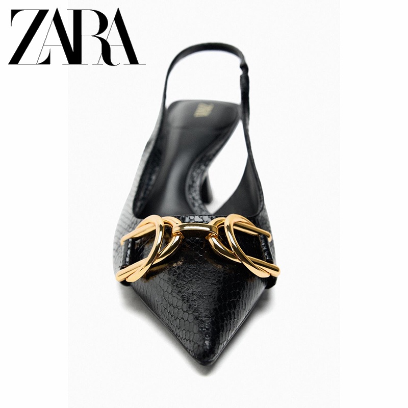 Zara Giày Cao Gót Thời Trang Mùa Xuân Dành Cho Nữ