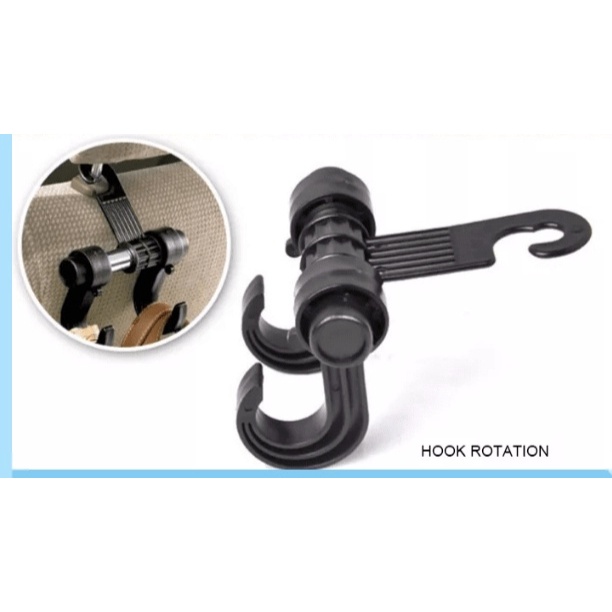 20kg 360 Degree Swivel Car Seat Rear Hanging Hook OBX9
