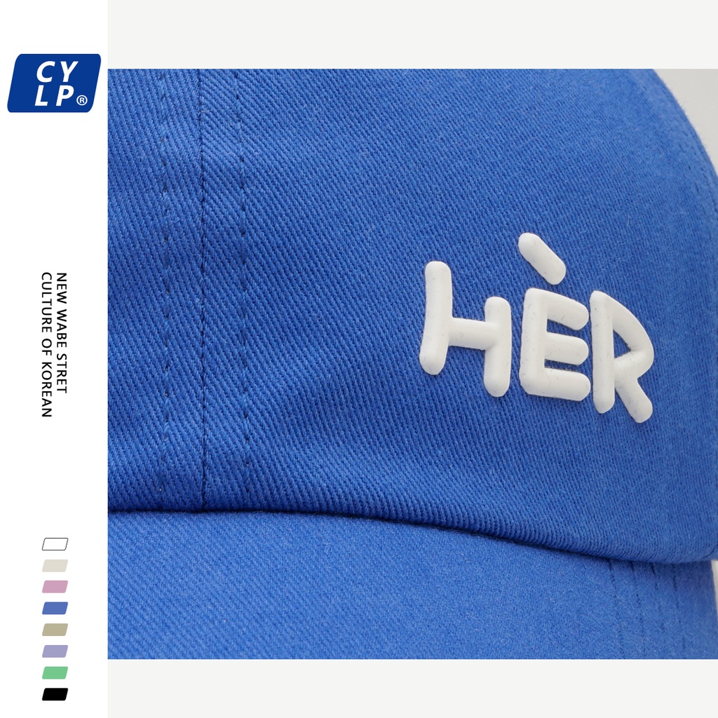 Mũ Lưỡi Trai Nửa Đầu In Chữ Phong Cách Hàn Quốc Thời Trang Xuân Hè Cho Nữ