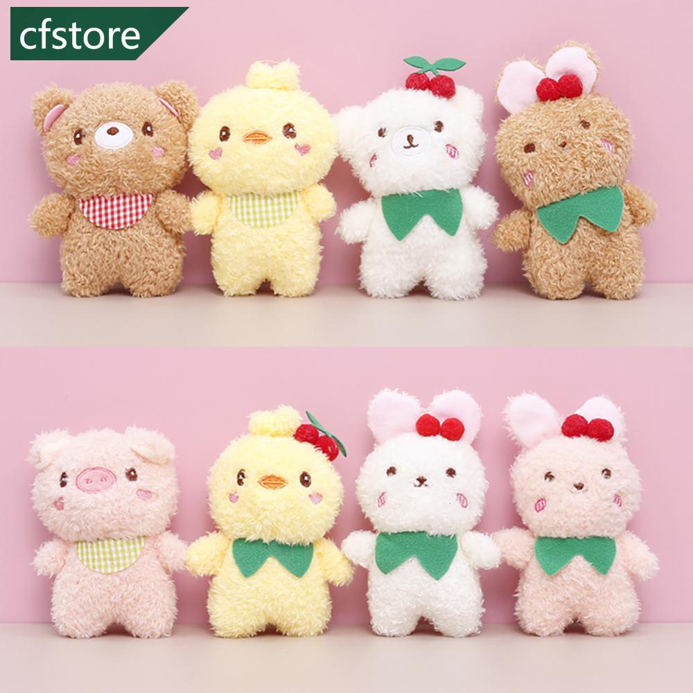 Móc Khóa Hình Cặp Đôi Thú Nhồi Bông Hoạt Hình DGA1