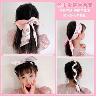 Băng Đô Cài Tóc Bằng Lụa Thời Trang Hàn Quốc