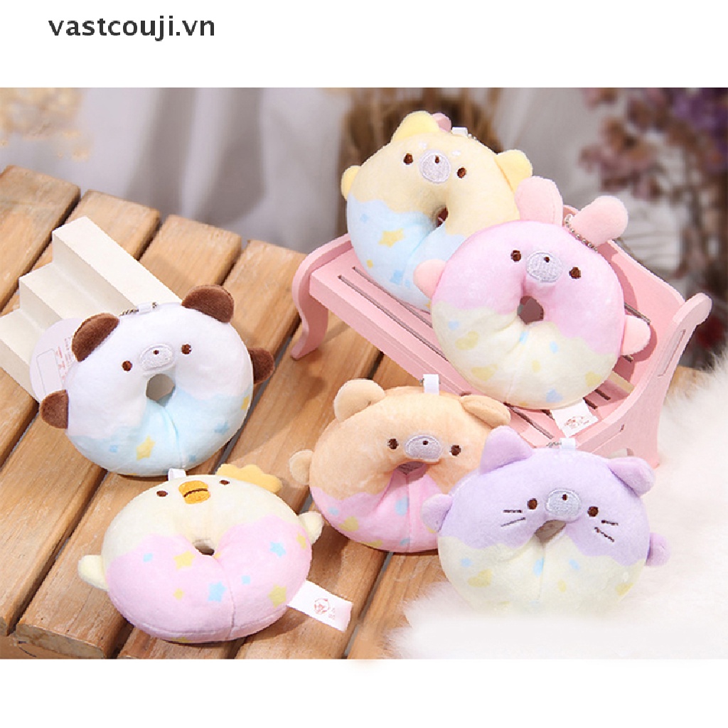 Đồ Chơi Nhồi Bông Hình Bánh Donut Dễ Thương