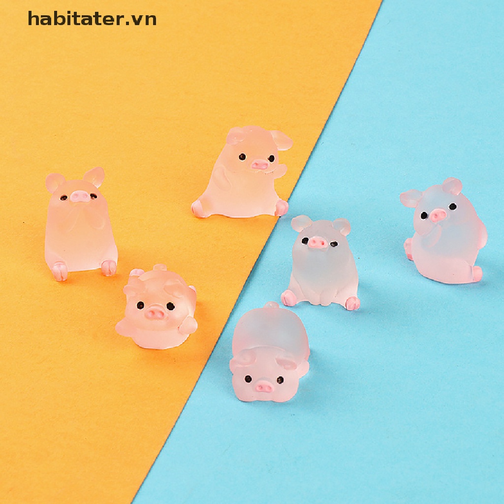 Set 5 Chú Heo Hồng Đáng Yêu Dùng Làm Trang Sức